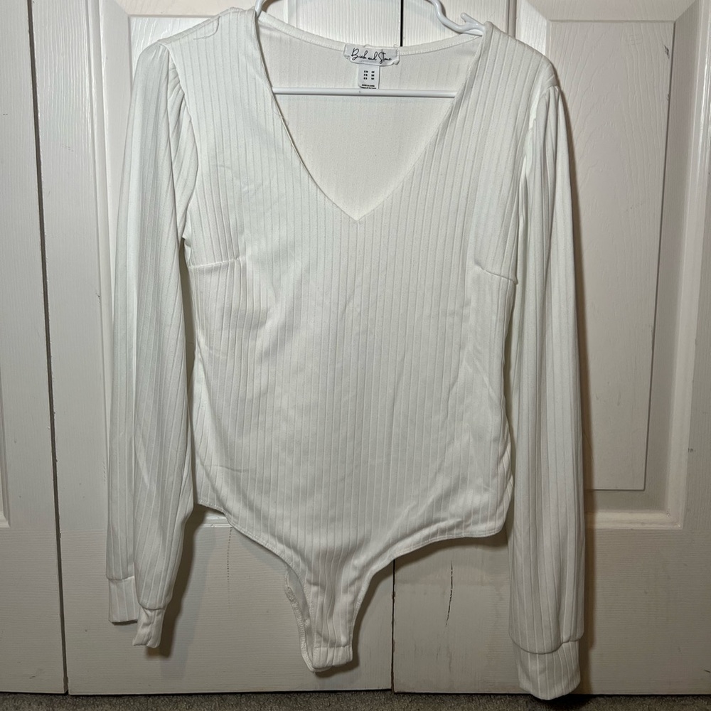 White body suit, worn once.